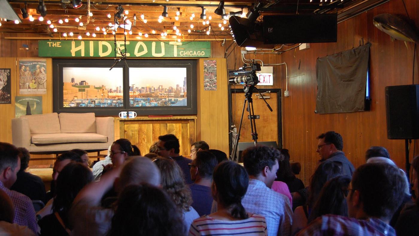 'The Interview Show with Mark Bazer' at the Hideout in Chicago. Photo: Caitrin Hughes