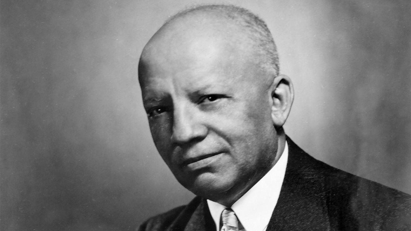 Carter G. Woodson, the "father of black history." Image: Library of Congress