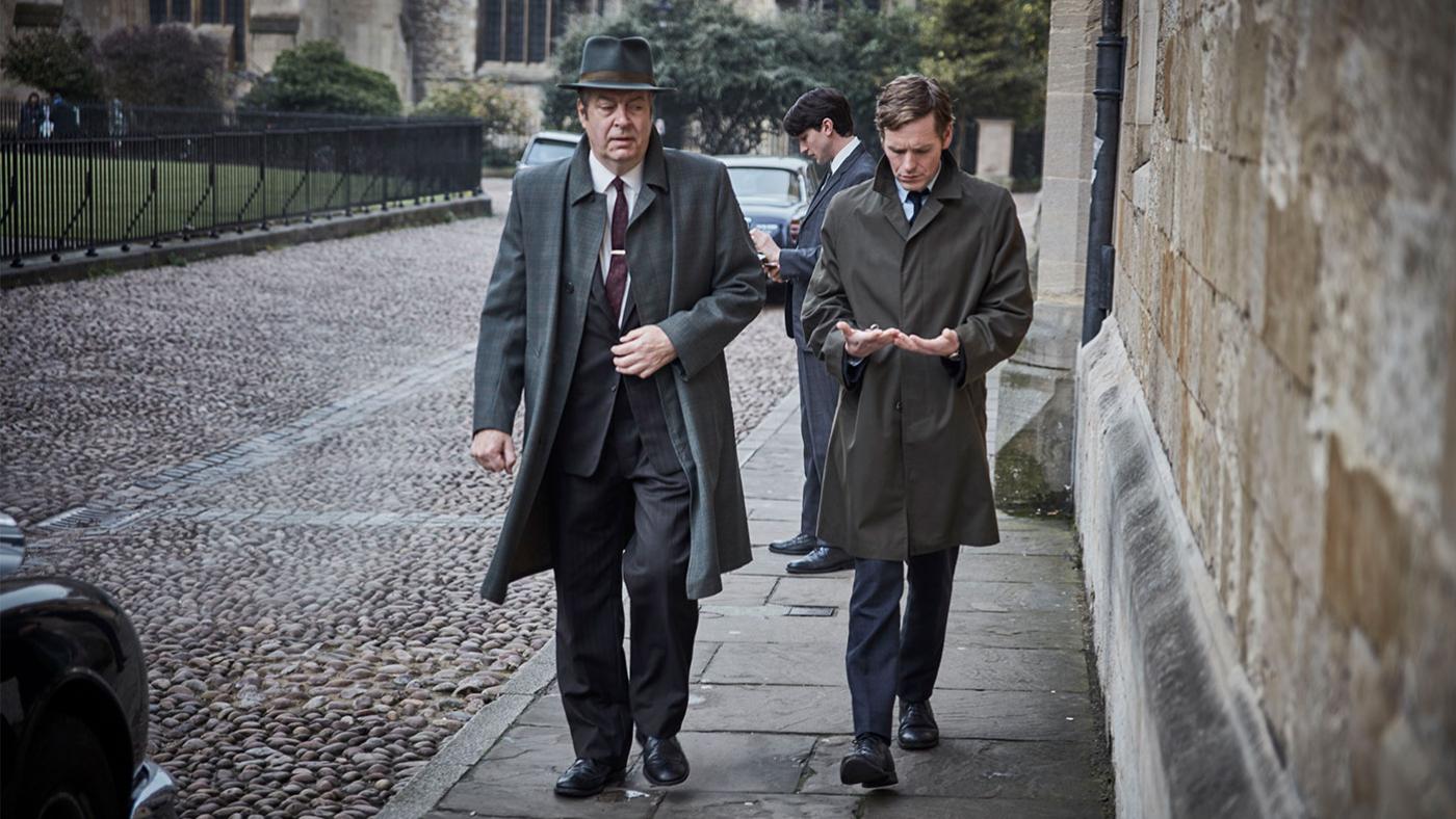 Roger Allam as Thursday and Shaun Evans as Morse in Endeavour. Photo: ITV and Masterpiece