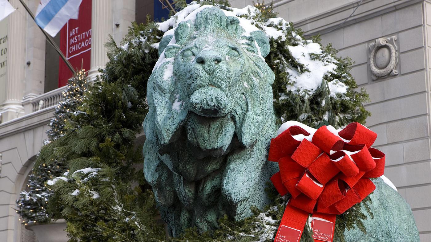 Wreathed Lion. Photo: Art Institute of Chicago
