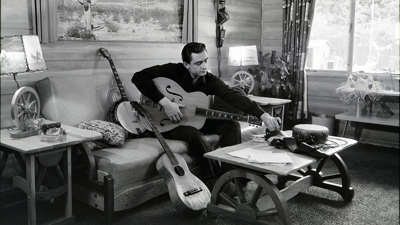 Johnny Cash at his home in California, 1960. Photo: Courtesy Sony Music Archives