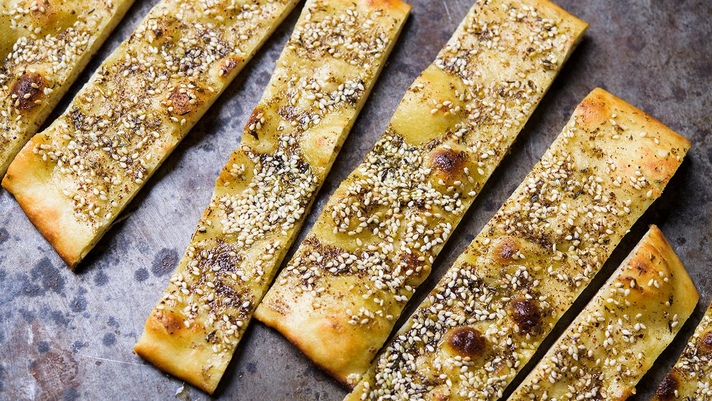 Za'atar flatbreads from Milk Street. Photo: Connie Miller of CB Creatives