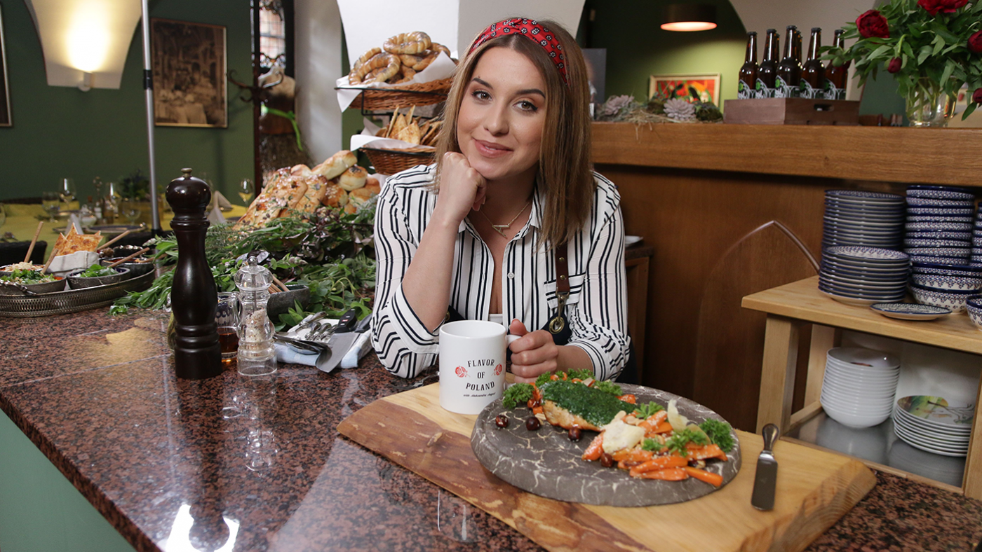 Aleksandra August, the host of Flavor of Poland