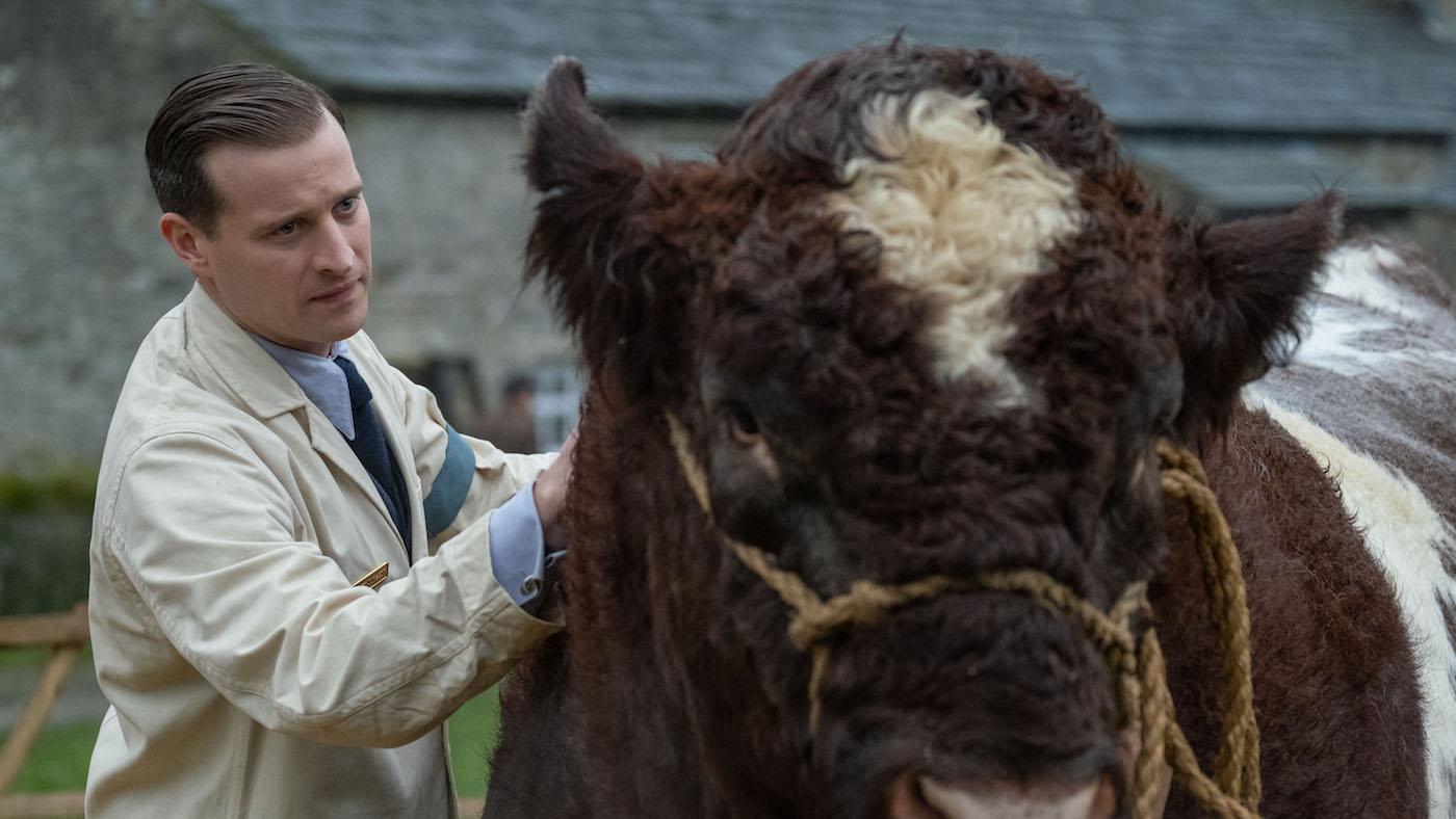 Nicholas Ralph as veterinarian James Herriot in a new adaptation of 'All Creatures Great and Small.' Photo: Playground Television 