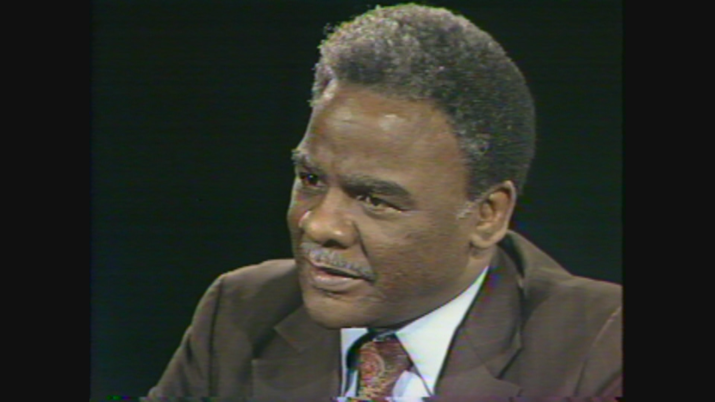 Harold Washington on WTTW's 'Callaway Interviews' in 1980