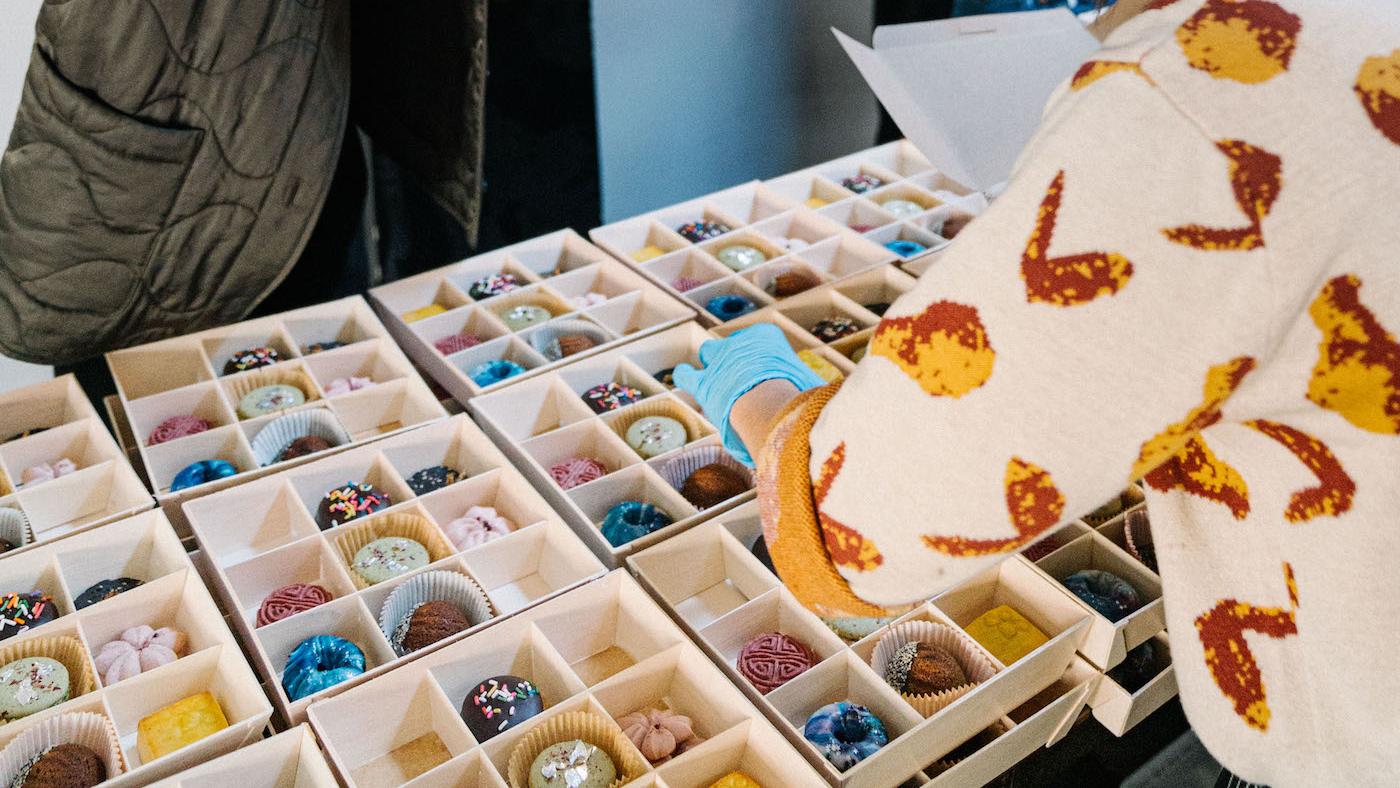 With Warm Welcome's Bakers Box in New York City. Photo: Ben Hon
