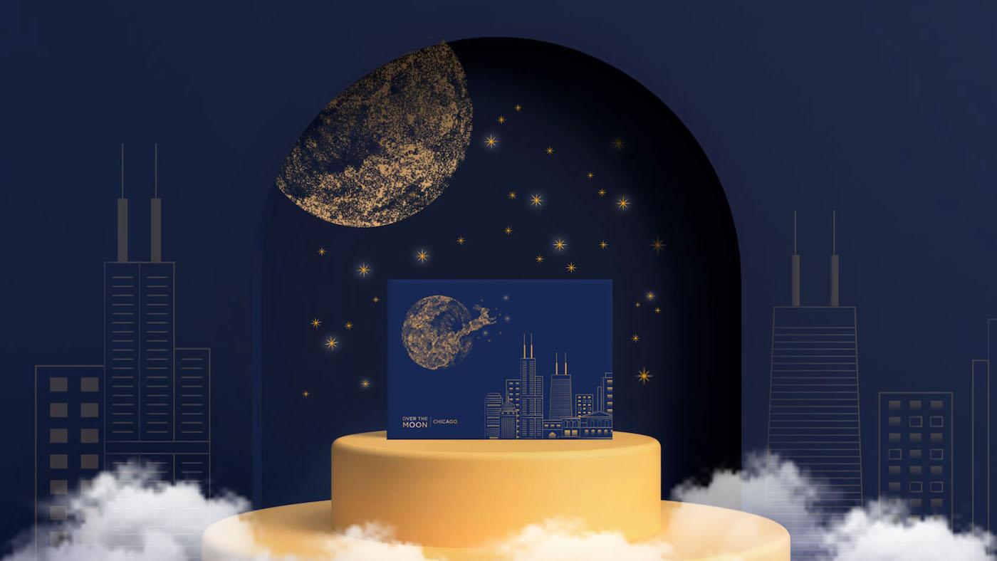 Over the Moon - Chicago mooncake boxes. Image: Cindy Tan