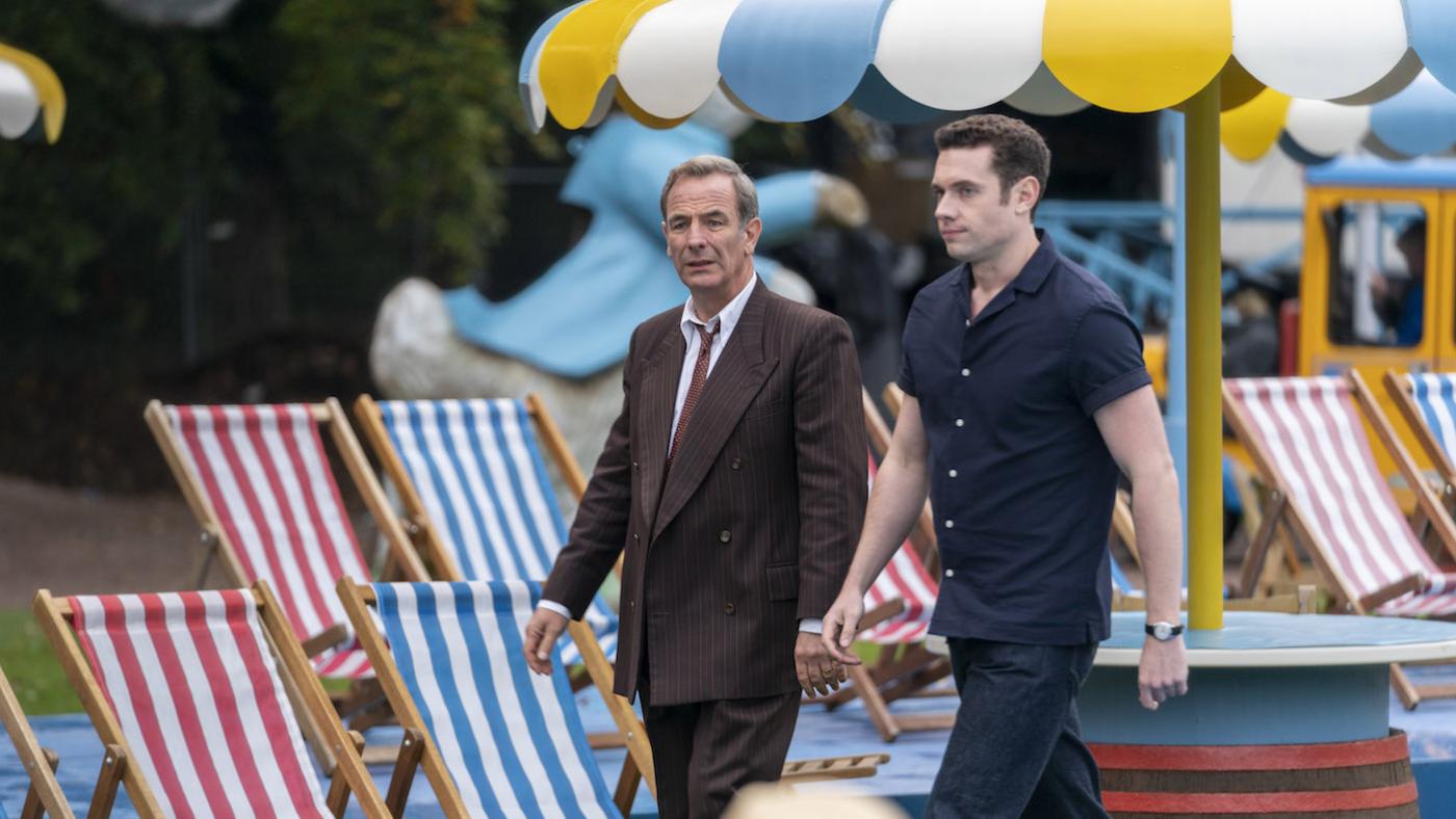 Geordie and Will on vacation in 'Grantchester.' Photo: Masterpiece and Kudos