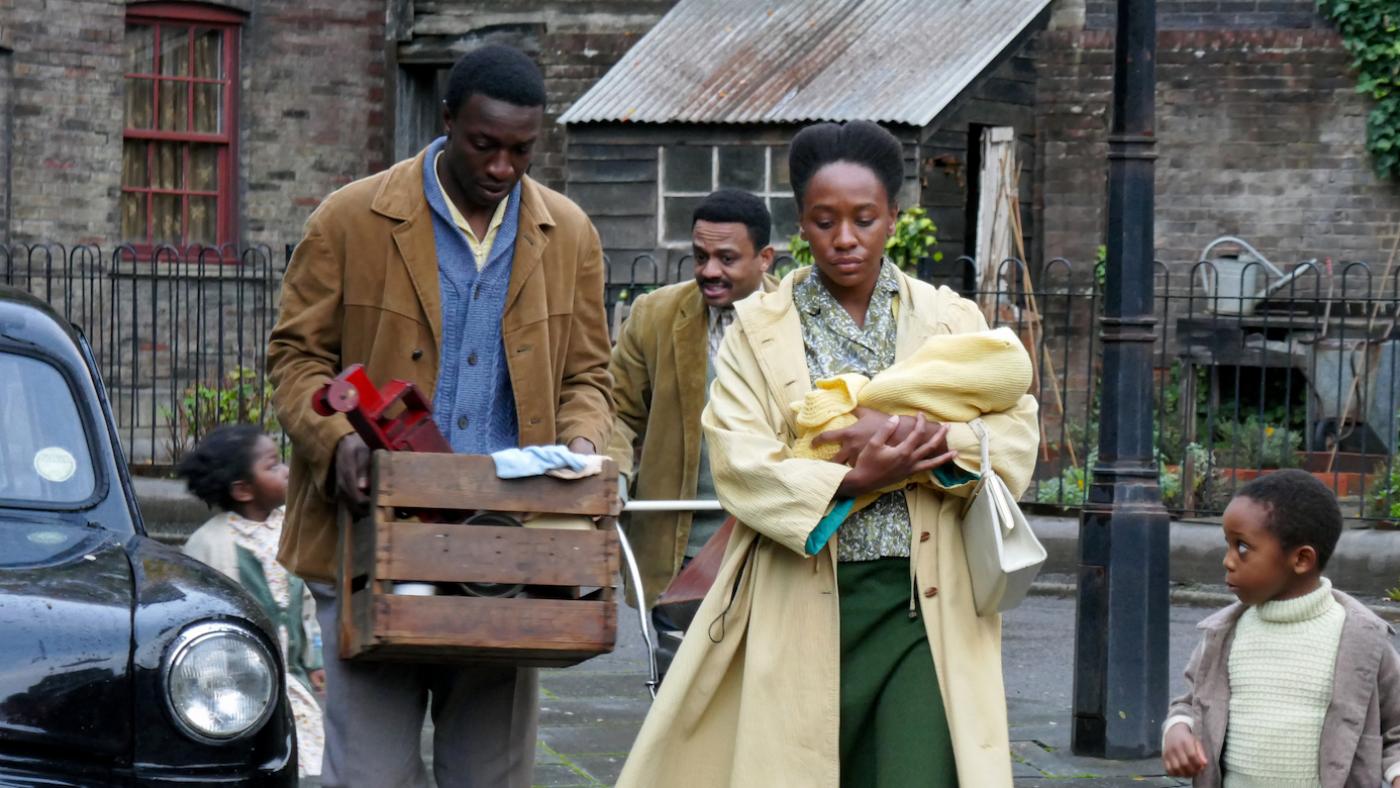 Cyril with the Clarkes in 'Call the Midwife.' Photo: Neal Street Productions