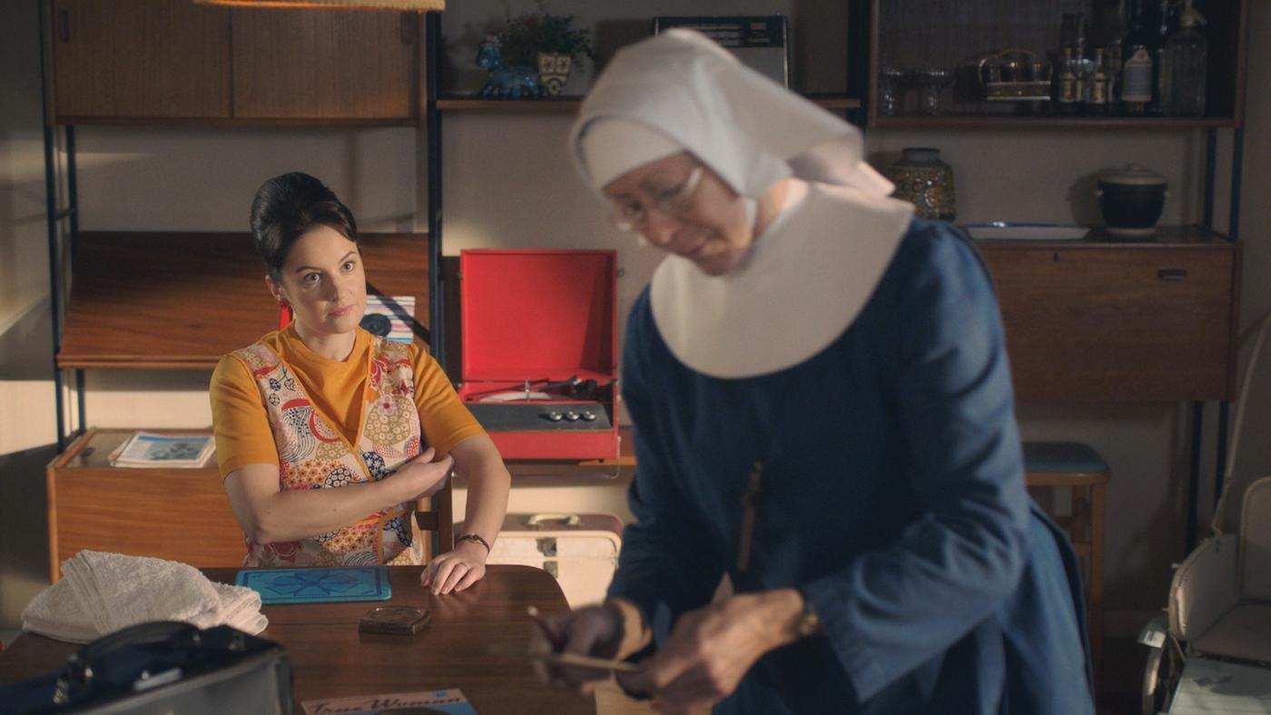 Sister Julienne and Vera Sands in 'Call the Midwife.' Photo: Neal Street Productions