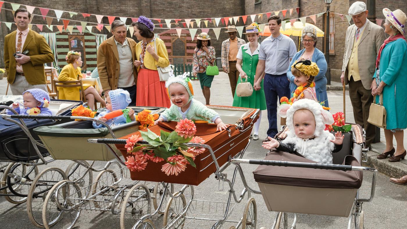 An Easter celebration in Poplar in Call the Midwife. Photo: Courtesy Neal Street Productions
