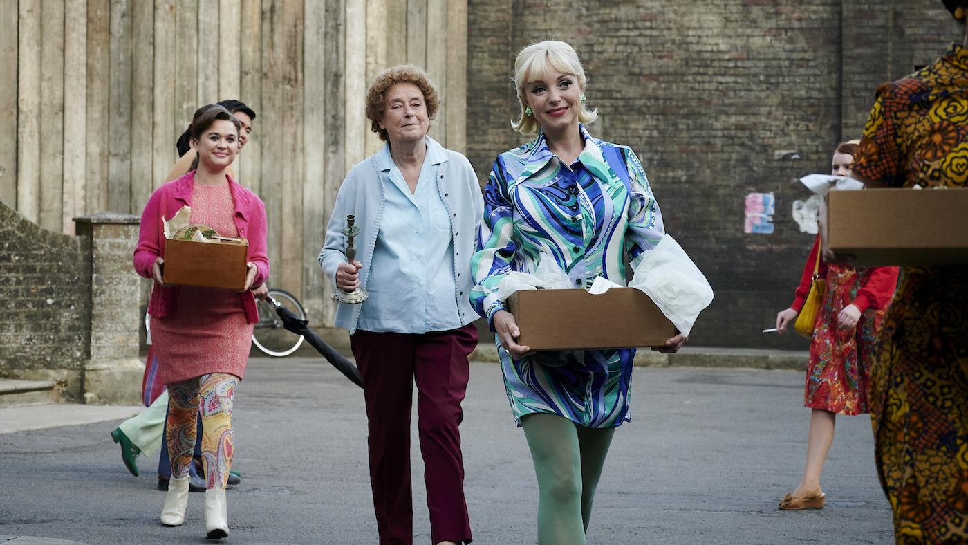Nancy, Nurse Crane, and Trixie in Call the Midwife. Photo: Neal Street Productions