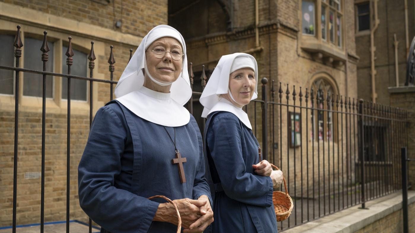 Sisters Julienne and Hilda in Call the Midwife. Photo: Neal Street Productions