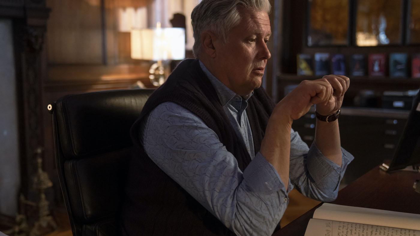 Conleth Hill as Alan Conway in Magpie Murders