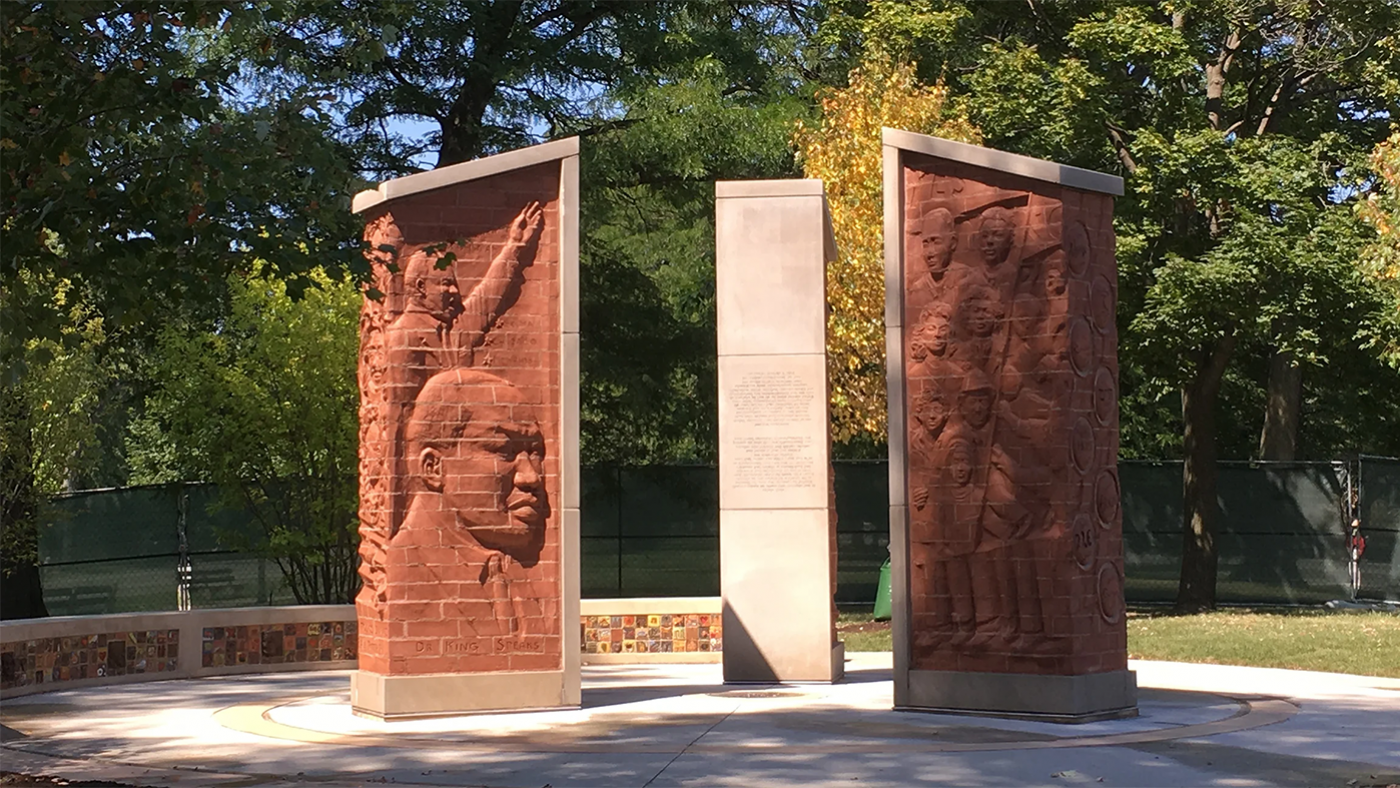 The Martin Luther King, Jr. Living Memorial in Chicago's Marquette Park