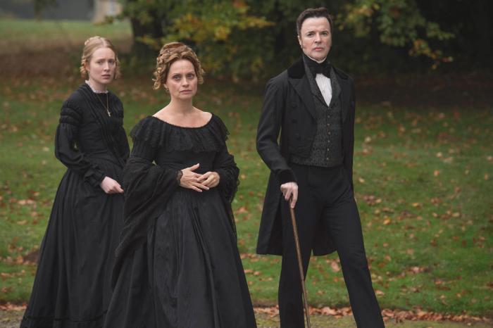 Flora Hastings, Victoria's mother the Duchess of Kent, and Sir John Conroy all try to control Victoria. (ITV Plc)