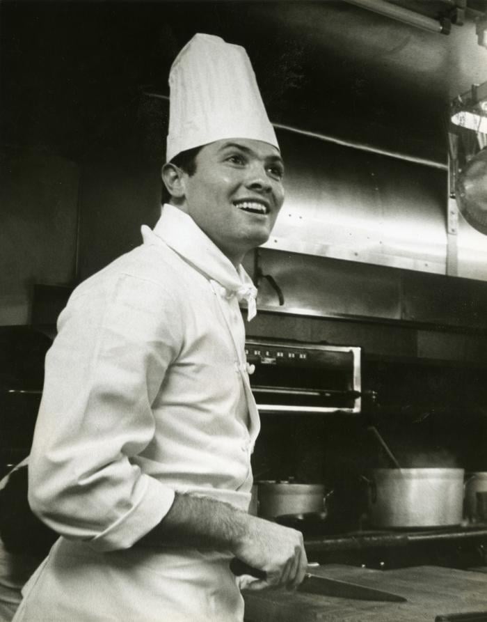 Jacques Pépin while working at Howard Johnson's. Photo: Courtesy Jacques Pépin