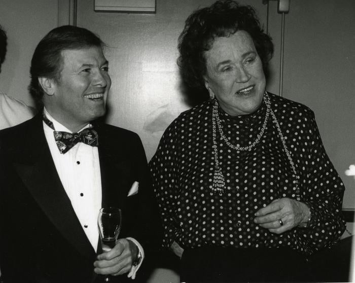 Jacques Pépin and Julia Child, c. 1980s. Photo: Courtesy Jacques Pépin