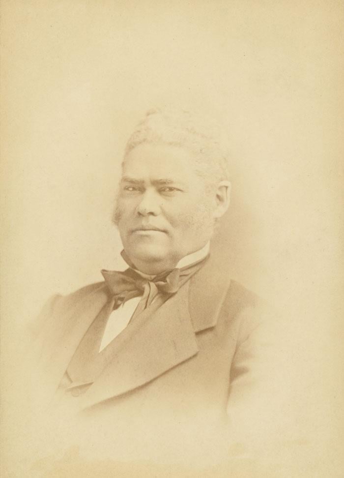 The tailor John Jones worked to repeal the Illinois Black Code and was the first African American elected to a municipal office in Illinois. (Chicago History Museum)
