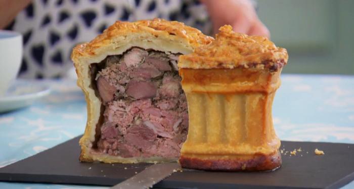 Paul Hollywood's Raised Game Pie from the Great British Baking Show. (PBS)