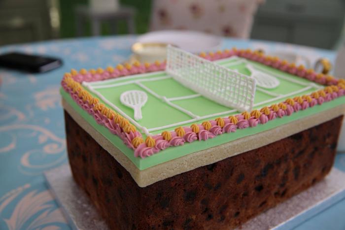 Tennis Fruit Cake from 'The Great British Baking Show.' (Courtesy of Love Productions)