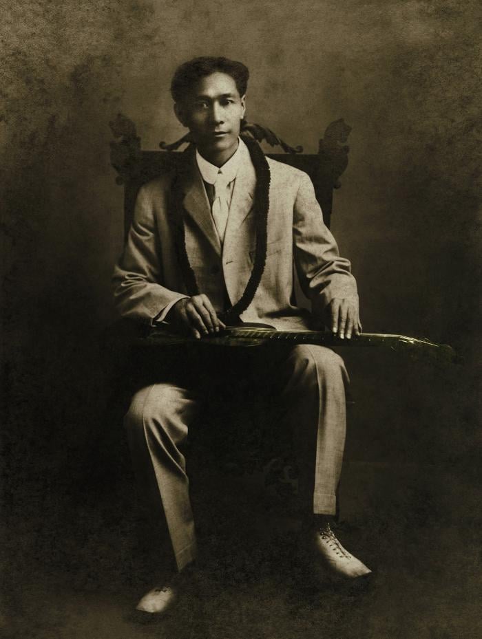 Joseph Kekuku, inventor of the steel guitar. Photo: Maida Vale Music