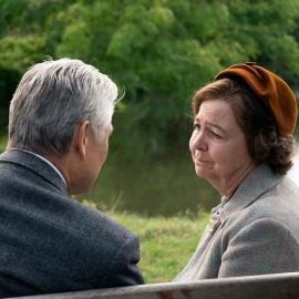 Jack and Mrs. C in Grantchester. Photo: Kudos Film and TV Ltd