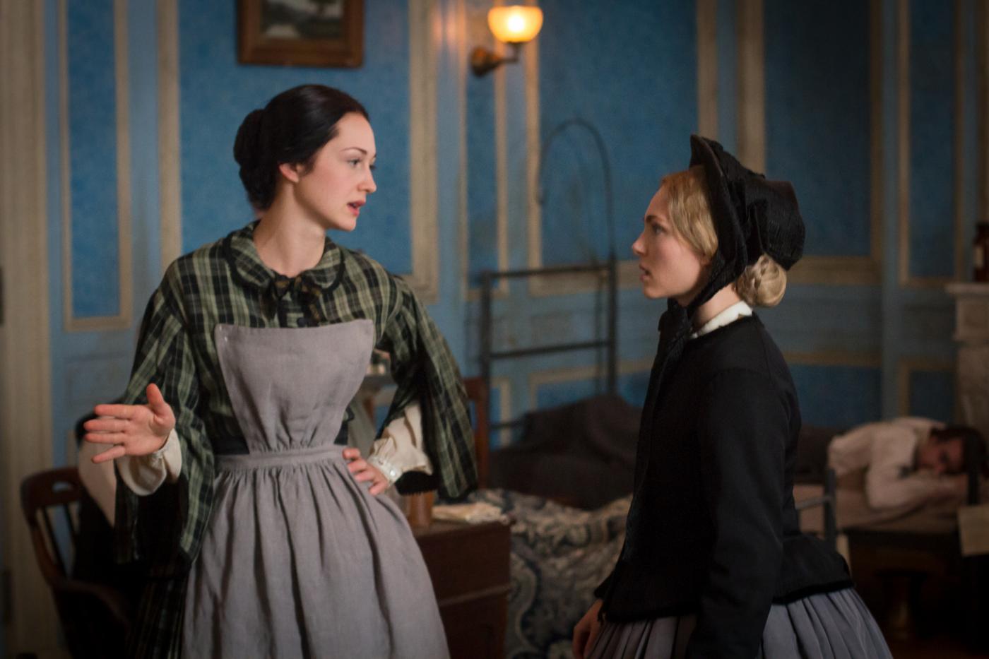 Hannah James as Emma Green and AnnaSophia Robb as Alice Green. (PBS/Erik Heinila) 