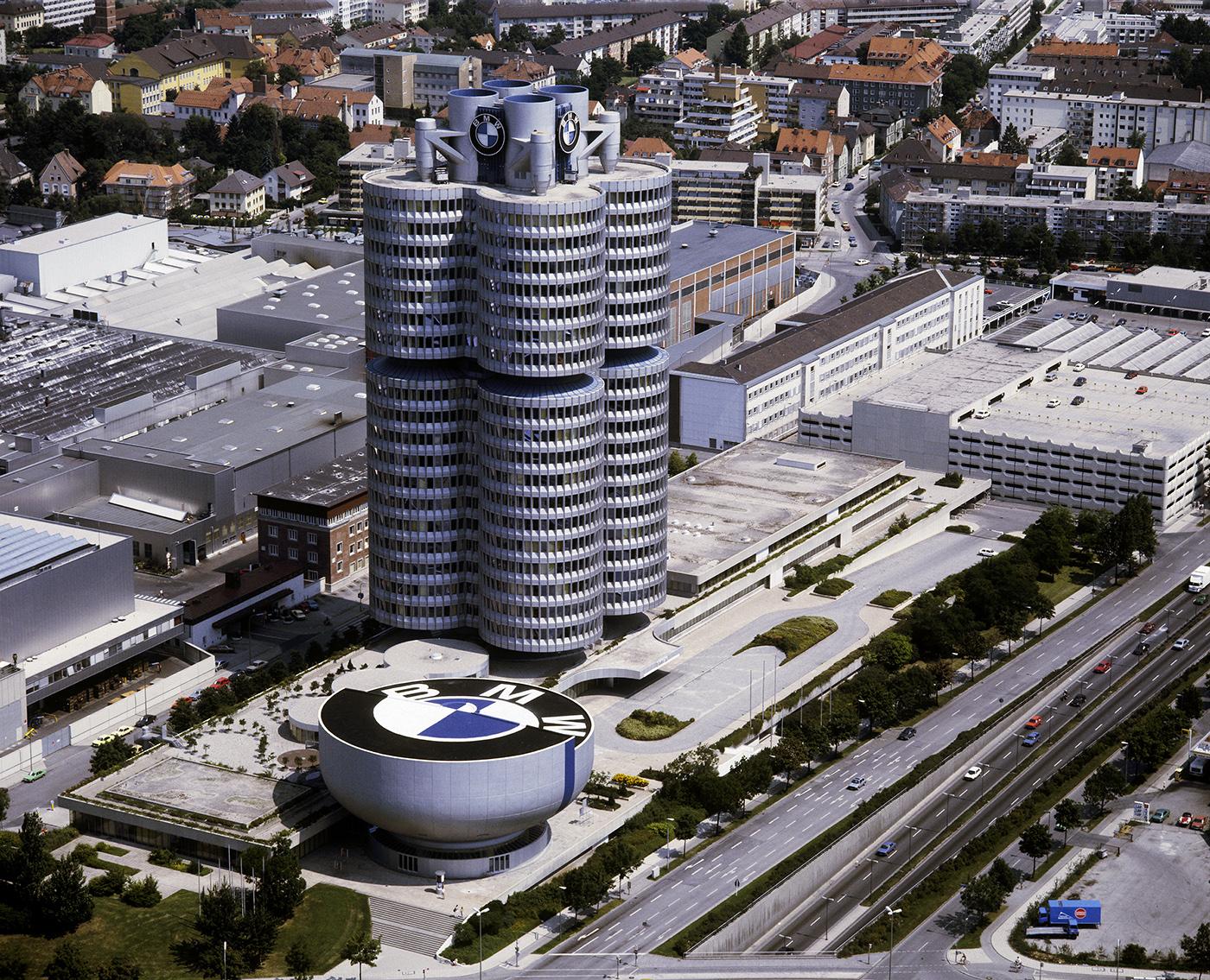 Karl Schwanzer's BMW Headquarters and Museum in Munich. Photo: BMW