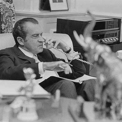 President Richard Nixon. November 11, 1971. Photo: Richard Nixon Presidential Library and Museum